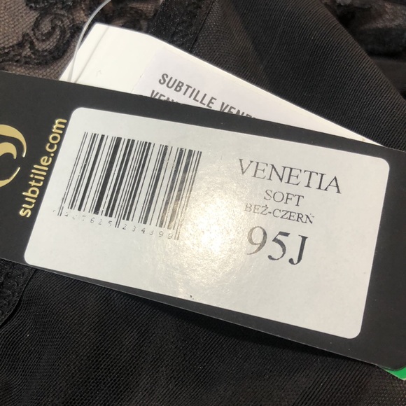 BNWT SUBTILLE VENETIA LACE MESH BRA size 95J (translates to US 42I) - Picture 7 of 10